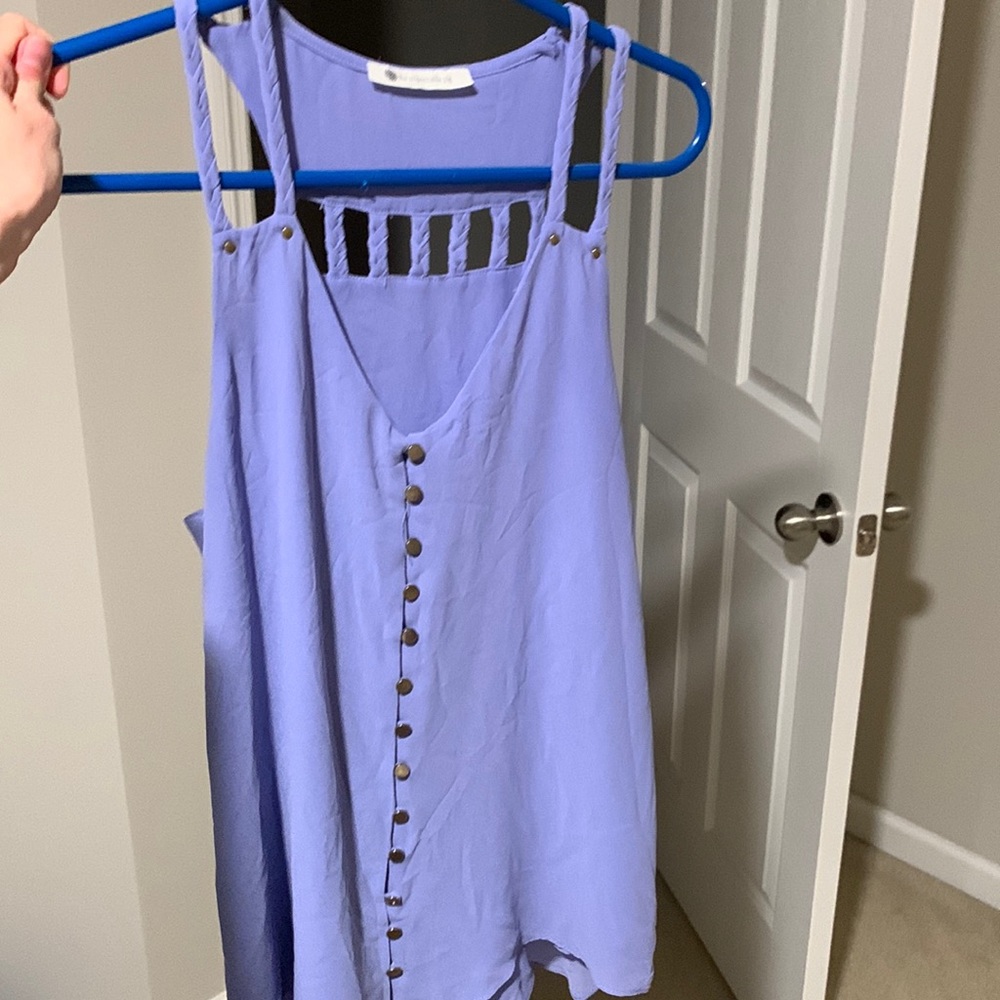 Impeccable big lilac tank size medium